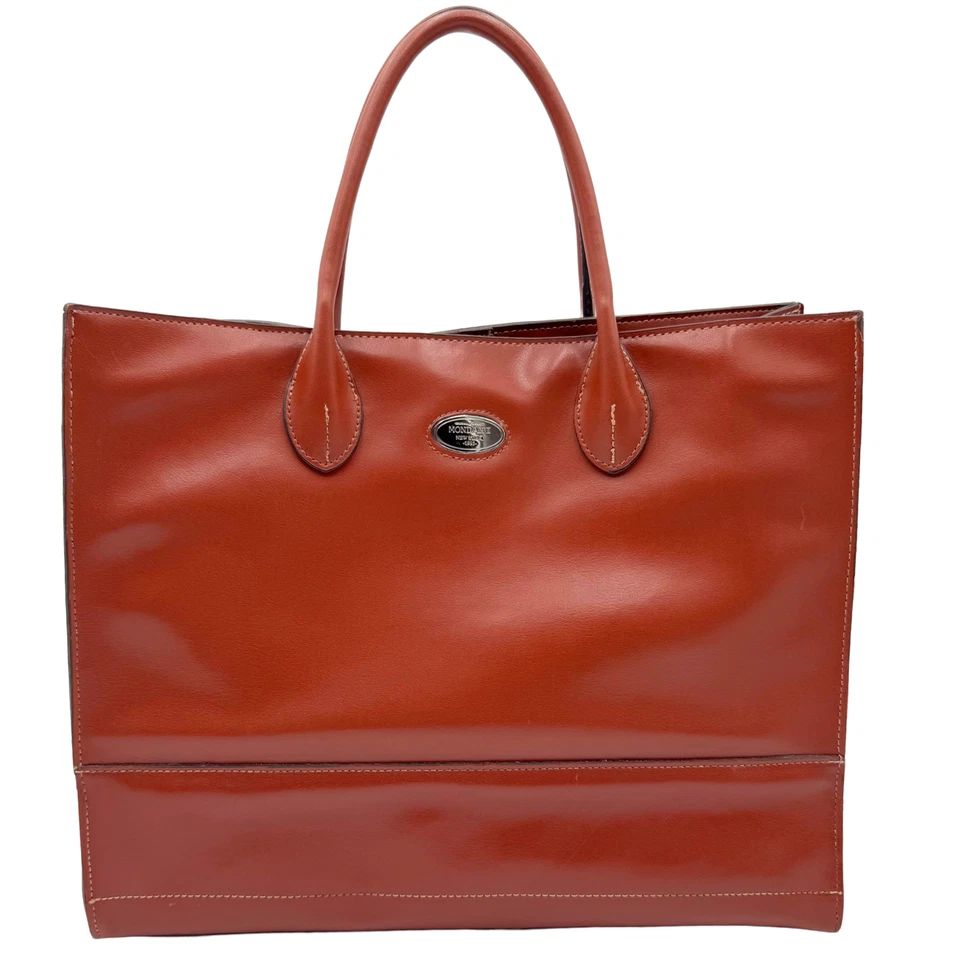 Bolso de Mano Mondani New York Vintage Mujer Vegano Cuero Simulado Ejecutivo Foto 2 de 4