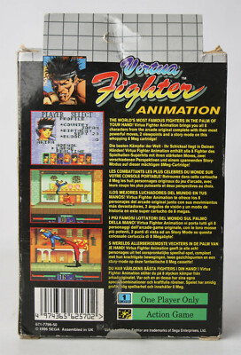 RARE VINTAGE 1996 SEGA GAME GEAR VIRTUA FIGHTER ANIMATION RARE VINTAGE 1996 SEGA GAME GEAR VIRTUA FIGHTER ANIMATION