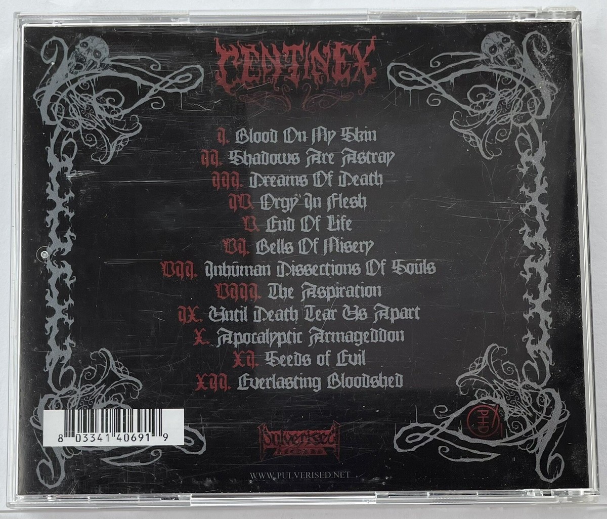 Subconscious Lobotomy by Centinex (CD, 2013) Singapore