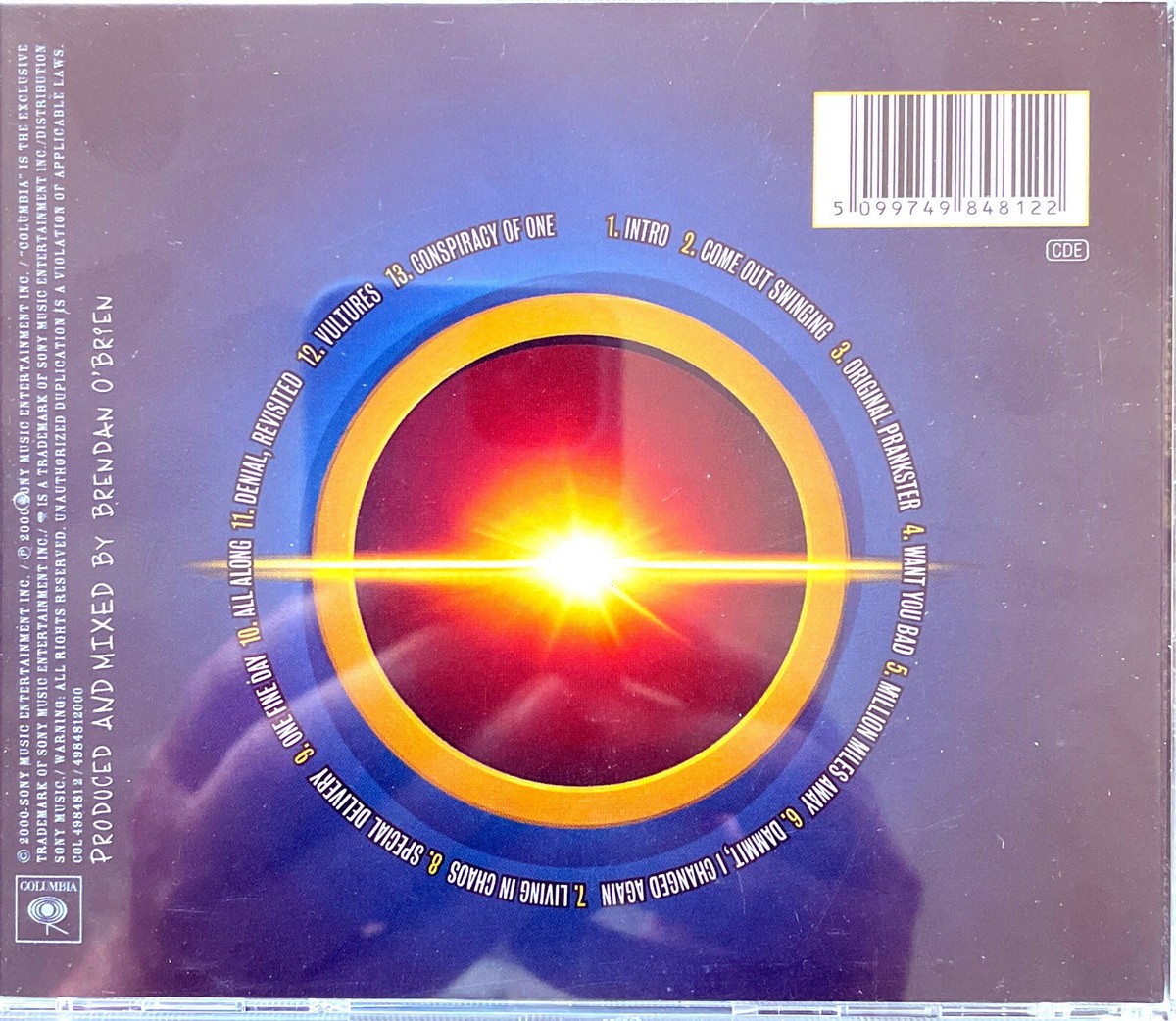 The Offspring ‎CD Conspiracy Of One - Europe | eBay