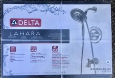 Delta LAHARA Tub and Shower Faucet 144938DC-SS-120 Brushed Nickel