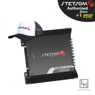 Stetsom Hl 800.4 2 Ohms 4 Channel Amplifier High Voltage - 3 Day Delivery