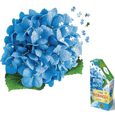 Madd Capp: I Am Hydrangea - 350 Piece Floral Shaped Jigsaw Puzzle
