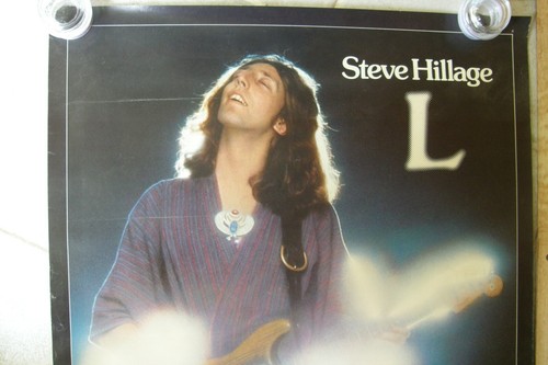 "Steve Hillage-L On Atlantic Records & Tapes Original Promo Poster 25"" x 19 1/2"" - Bild 10 von 11