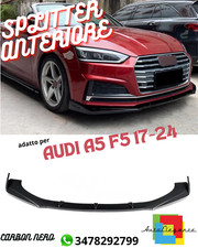 ✔️ Splitter Vorne Passend Für ⭐ Audi A5 F5 17-24 ⭐ Kohlenstoff Schwarz ✔️