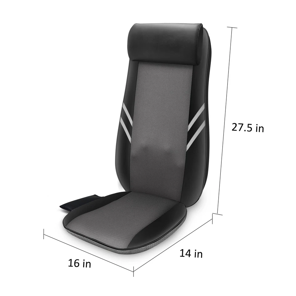 Snailax Shiatsu Back Massager with Heat, Full Back Kneading Seat Massage cushion - Image 3 of 4