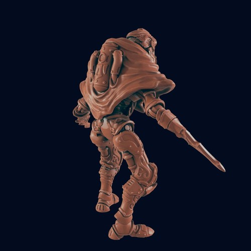 Clockwork Assassin - Bolts and Brimstone - Minis - EC3D - Steampunk - SciFi RPG - Picture 3 of 6