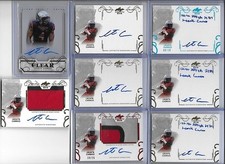 2016 Leaf Trinity Leonte Carroo Clear Acetate Bronze Foil Auto RC Dolphins WR