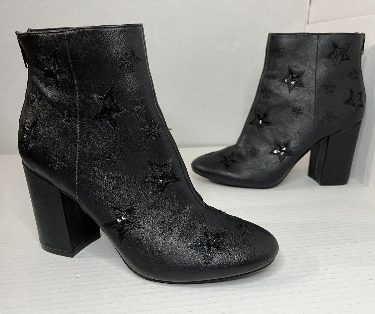 Kenneth Cole Ankle Boots, Size 9.5 Black Leather Kenneth Cole BLACK LEATHER Women main image 2