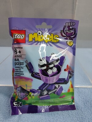 NEW SEALED IN BAG LEGO MIXELS SERIES BERP 41552 COMPLETE BUILDING TOY 