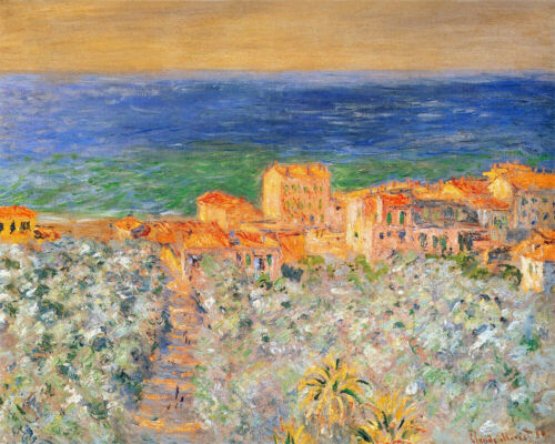 Hand-painted Oil Painting Claude Monet-Burgo Marina at Bordighera(1884) - Picture 1 of 2