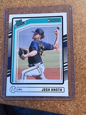 2024 Panini Donruss Baseball # 127 Rated Prospect Josh Knoth