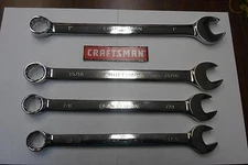 CRAFTSMAN LONG PATTERN POLISHED COMBINATION WRENCH SAE MM