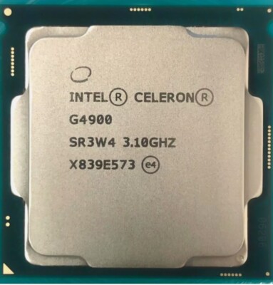 Intel Celeron G4900 Processor (3.1GHz,LGA 1151, Dual-Core) - SR3W4