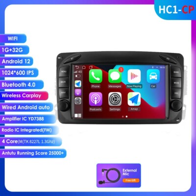 Android For Mercedes Benz W203 C230 G-W463 CLK Radio Carplay GPS Navi Car Stereo