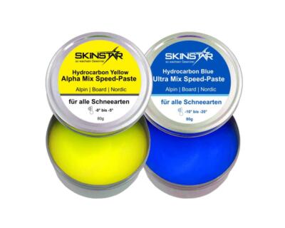 SkinStar Hydrocarbon Alpha-Ultra Mix Speed-Paste Set Skiwax Skiwachs Wachspaste 