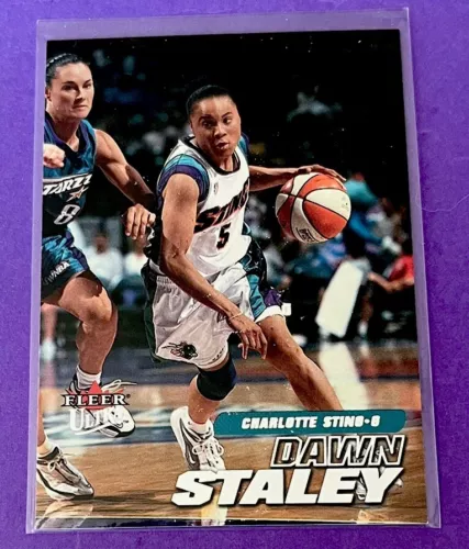 2001 WNBA Fleer Skybox Dawn Staley Base Card #103 Vs Jennifer Azzi In Picture…