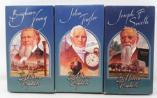 3 VHS The Modern Prophets Brigham Young John Taylor Joseph Smith LDS Mormon #H11