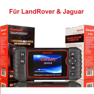 iCarsoft LR V2.0 für LandRover Jaguar Diagnose Öl Service Rückstellung DEUTSCH
