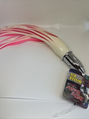 BILLY BAITS MR BIG LURE, 16'' 40.6 cm WHITE/PINK. BB-MB113. 16oz 460 gm Wahoo New