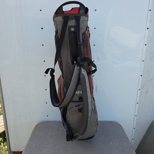 Ping Hoofer 14 stand bag/ Cart Bag, Red / Navy / Grey, Nice - Picture 4 of 15