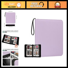 240 Pocket Photo Album for Polaroid  Instax Wide Pictures - Lilac Purple