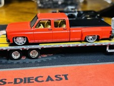 164 Greenlightm2 3d Low Pros 12.5mm Dually 2 Rim And Tires No Truck