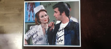 Henry Winkler and Linda Kaye Henning Signed 8 x 10
