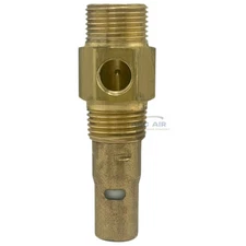 1/2" Compression Thread x 3/8" Male NPT In Tank Air Compressor Check Valve Brass
