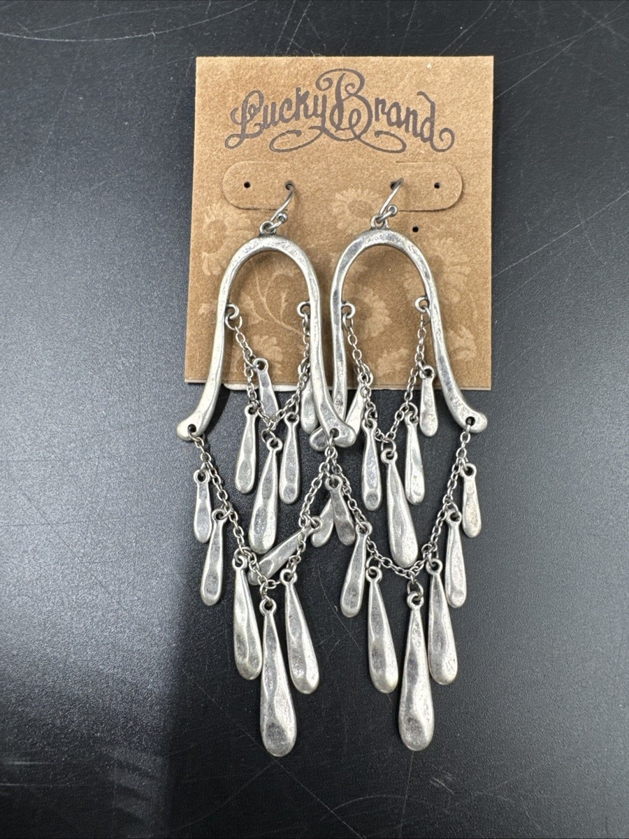 Vintage Lucky Brand Silver Earrings Lucky Brand Fish Earrings Online