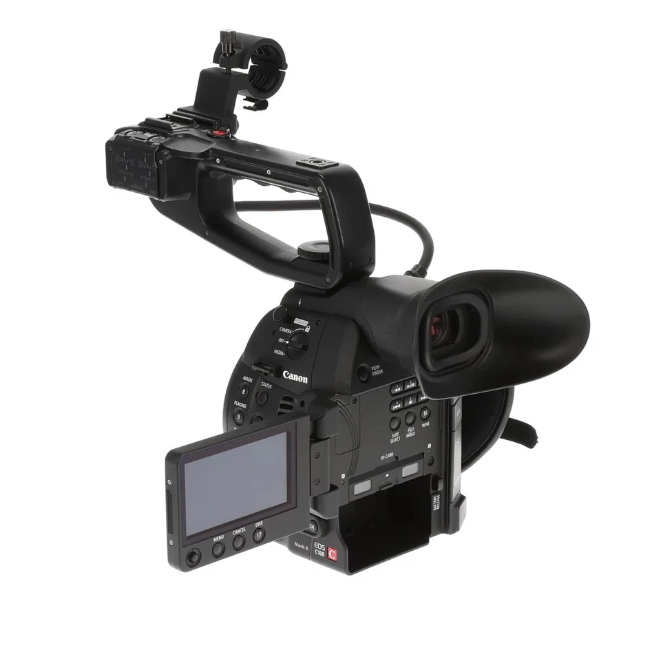 Canon C100 MarkII MK2  Cinema EOS Digital Cinema Camera 351h W/ Acce USED - Image 3 of 4