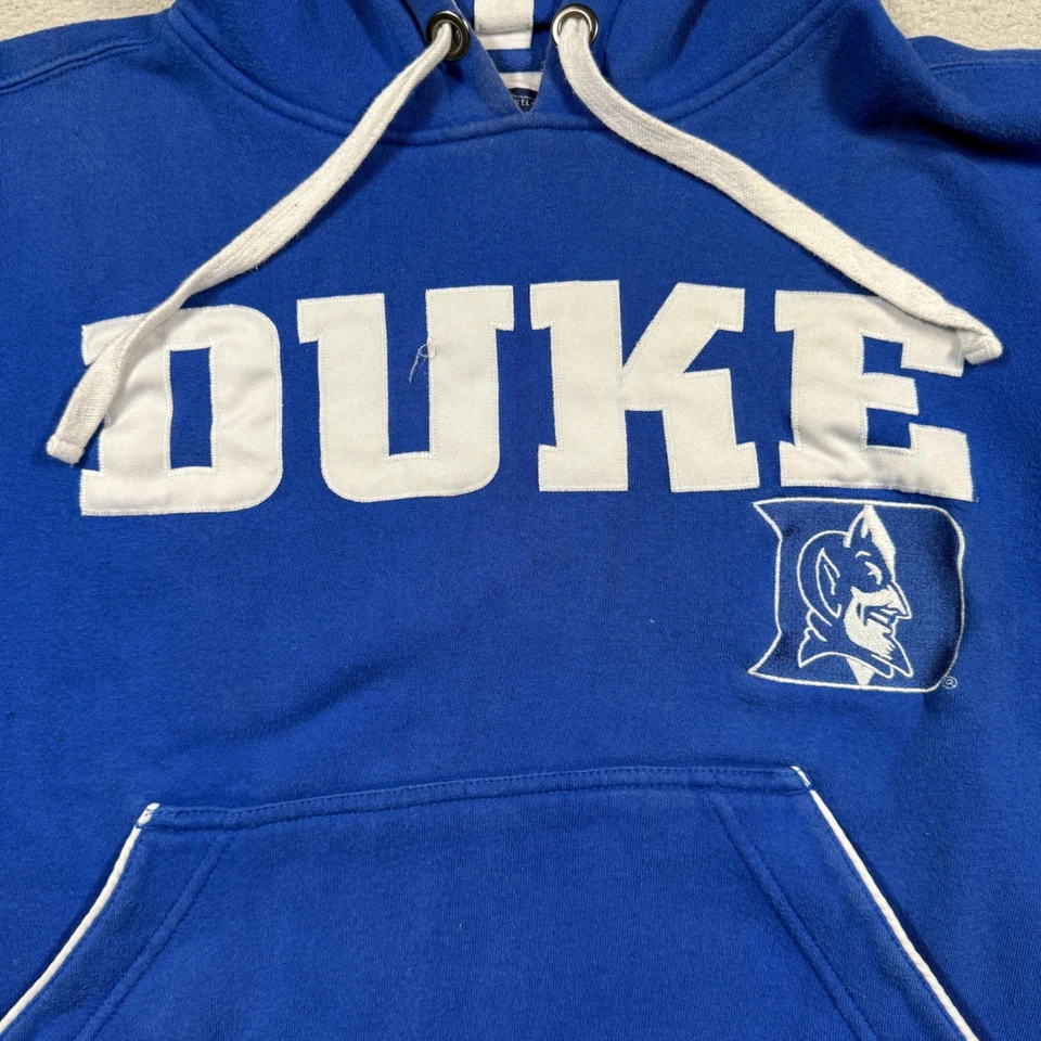 Sudadera con capucha deportiva vintage Y2K Duke Blue Devils NCAA Champs M holgada cuadrada Foto 2 de 4