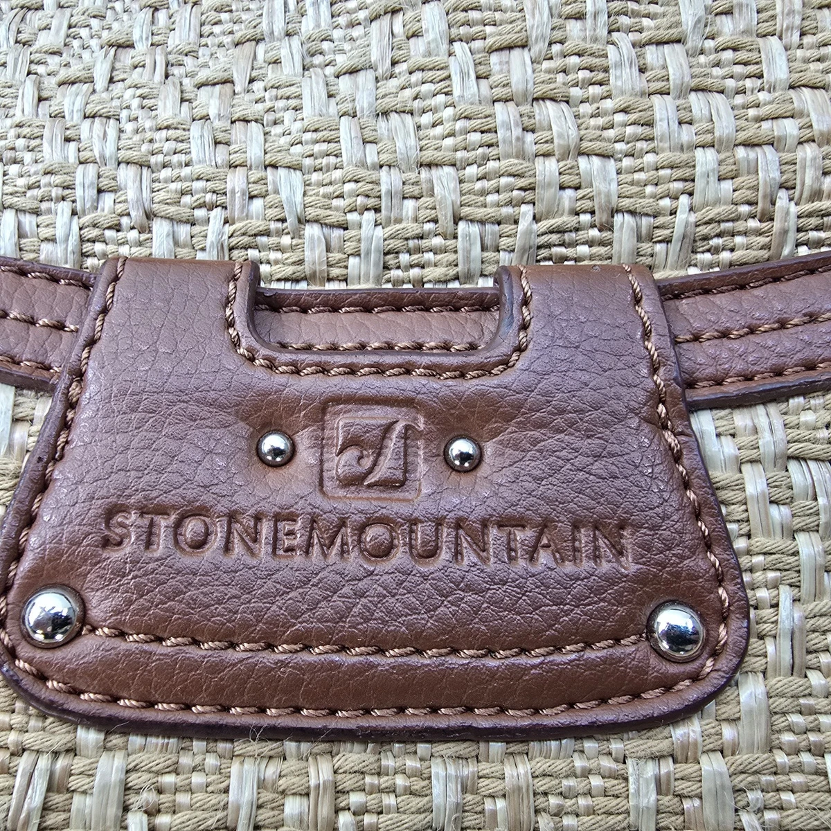 Stone Mountain Leather Exterior Beige Bags & Handbags for 