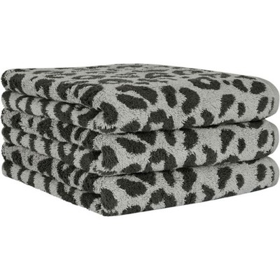 Cawö Handtuch, Gästetuch und Duschtuch Two-Tone LEO basalt