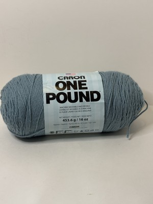 Caron One Pound Yarn Blue, Azure 0523, 100% Acrylic 16oz 812 Yards Skein
