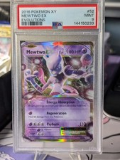 PSA 9 Mewtwo EX 52/108 Evolutions Holo