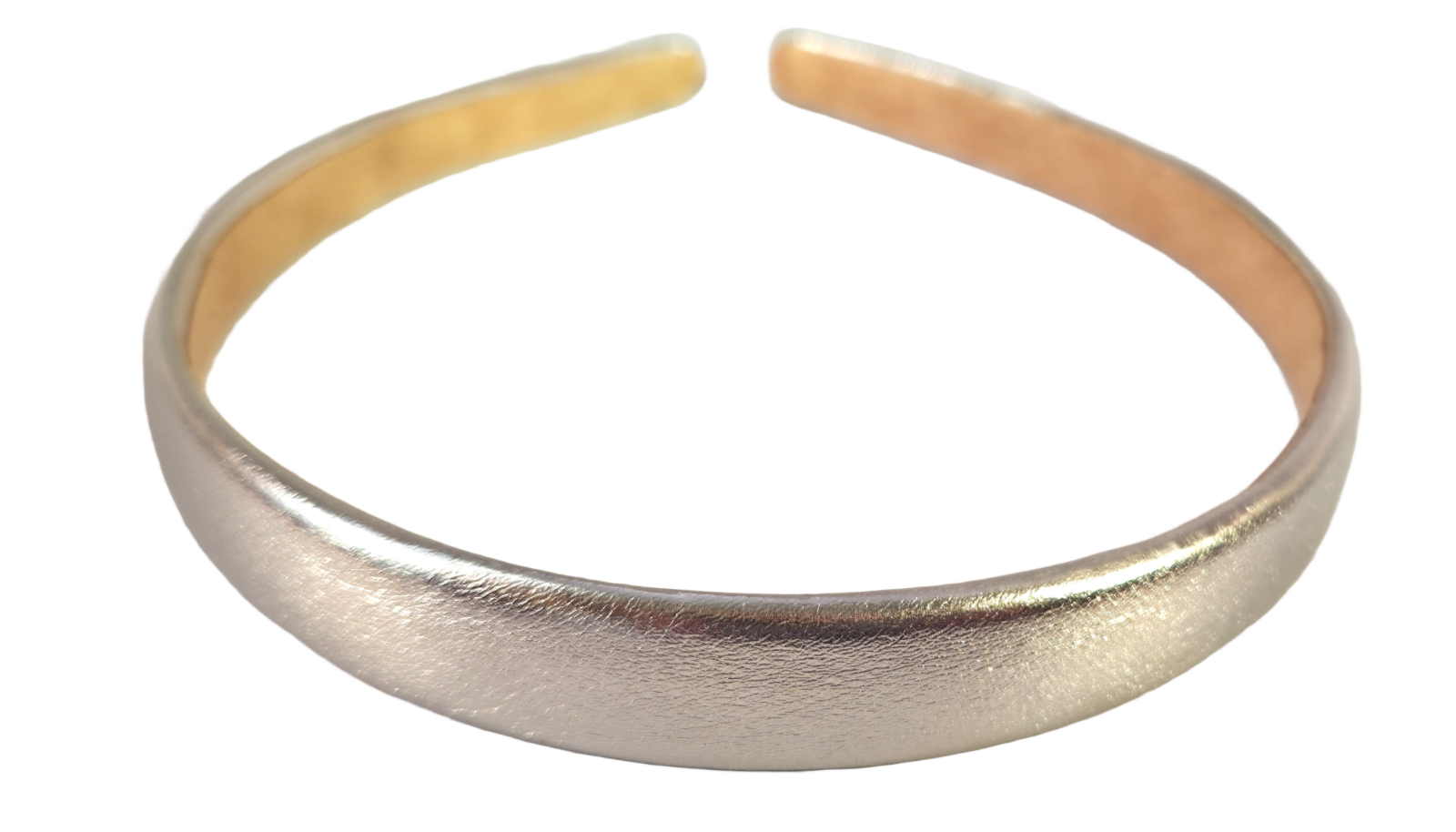 NEW Metallic Silver Alice Band 1.5cm Wide Plastic Headband Gloss Hair Accessory