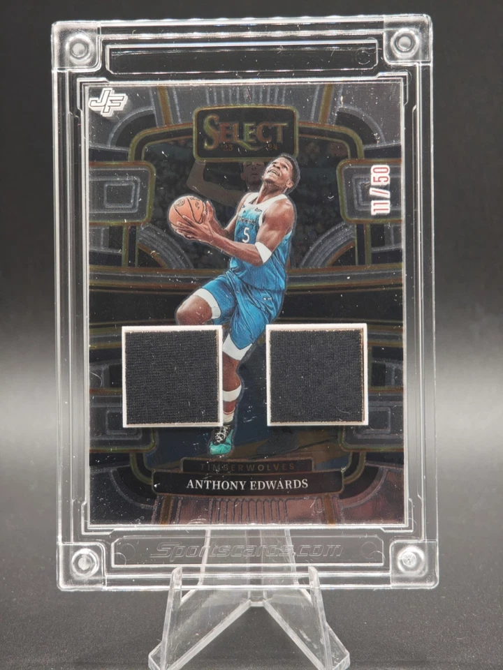 Panini Select NBA 23/24 Anthony Edwards, timberwolves /50 memora. JerseyFusion - Bild 1 von 1