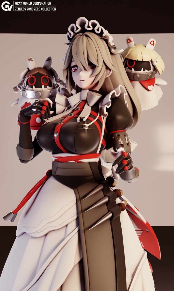 Alexandrina Rina Sebastiane Model Kit Unpainted Zenless Zone Zero