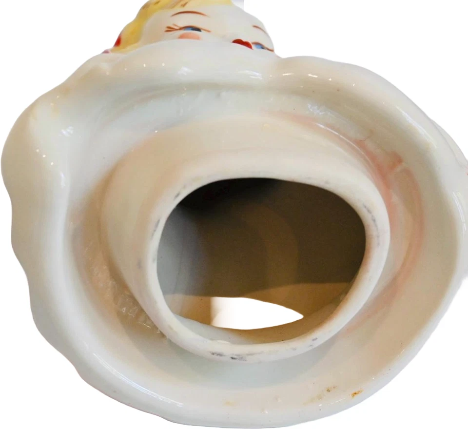 Tarro de galletas Hull años 40 cerámica vintage EE. UU. Caperucita Roja Foto 3 de 4