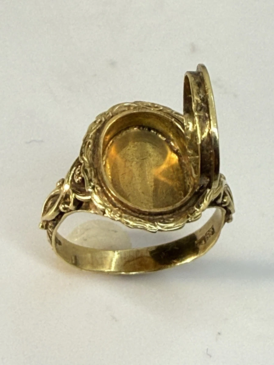 Vintage Poison Ring In Retro Fine Rings for sale - eBay