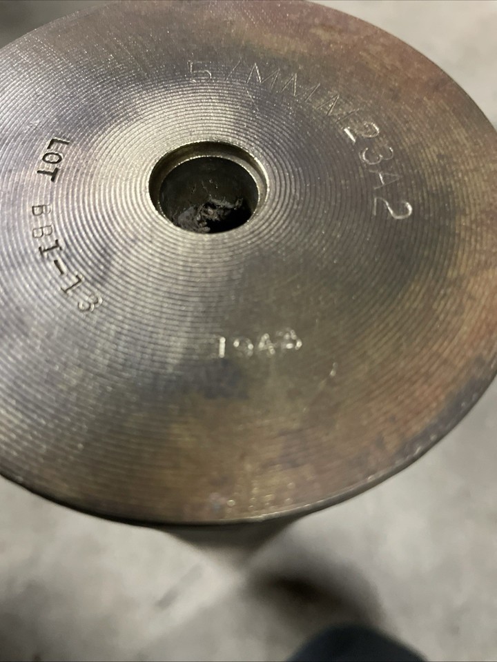 WWII Trench Art 57MM Brass Empty Shell Casing – 1943 Dated – Model for ...