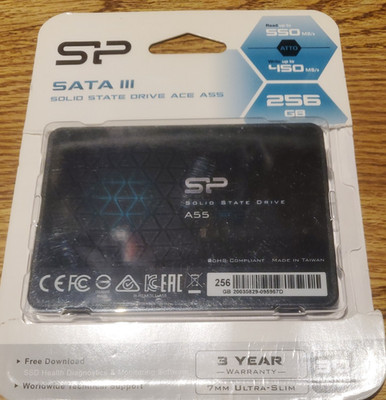 Silicon Power Ace A55 2.5'' SATA 256GB Solid State Drive Internal NEW
