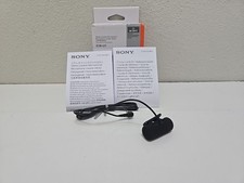 GENUINE Sony ECM-LV1 Compact Stereo Lavalier Microphone - Black