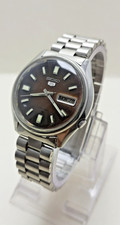Vintage Seiko 5 Automatic Brown Double Shade ...