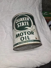 One Gallon Quakerstate Oil Can, No Top