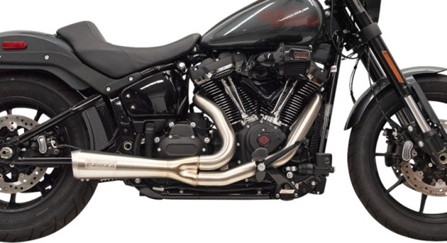 Bassani Short Ripper Race 2:1 Exhaust System Chrome #1S75 Harley
