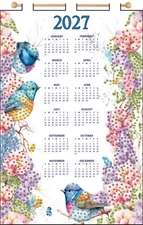 Design Works 2027 Sequin Calendar Felt Applique Kit-Robins