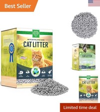 Eco-Conscious Cat Care: 20lb Non-Toxic Recycled Paper Litter for All Life Stages