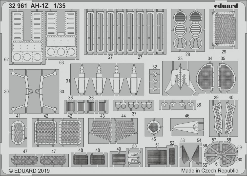 Eduard Accessories 32961 - 1:35 AH-1Z for Academy - New